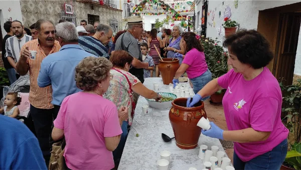 Fiesta del ajoblanco de Almáchar